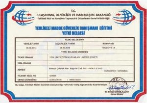 Güvenlik Danışmanlığı Yetki Belgesi